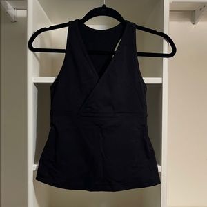 Lulu lemon black v neck tank